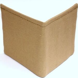 Wallet bifold army green canvas handmade